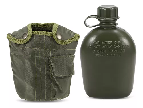 Botella De Cantimplora Militar Al Aire Libre De 1 Litro Para