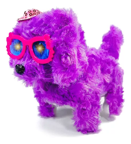 YH YUHUNG Perro de juguete para caminar y ladrar con correa de control  remoto para cachorros, mascotas electrónicas, juguetes interactivos para  niños