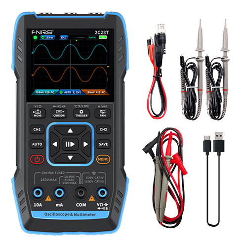 Osciloscopio Digital Fnirsi 2c23t, Tipo Multímetro Avanzado