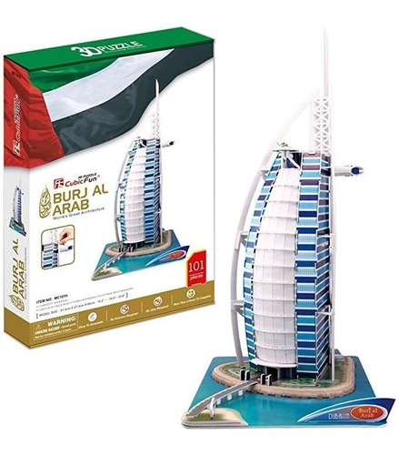Cubicfun World&#39;s Great Architectures Mc101h Dubai Burja.