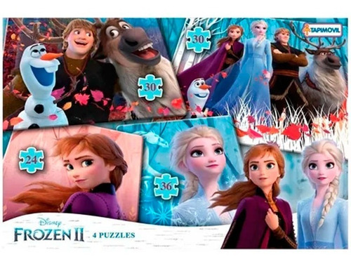 Imagen 1 de 1 de 4 Puzzle Rompecabezas Frozen 24, 30 Y 36 Piezas Dfz07922 Ef