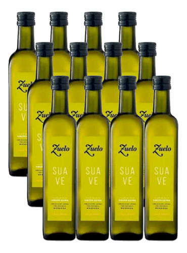 Aceite De Oliva Zuelo Suave Extra Virgen X 500cc Caja X 12 U