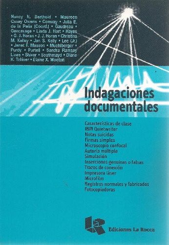 Libro Indagaciones Documentales De Julia Elena De La Peña, N