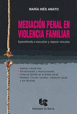 Libro Mediación Penal En Violencia Familiar Original