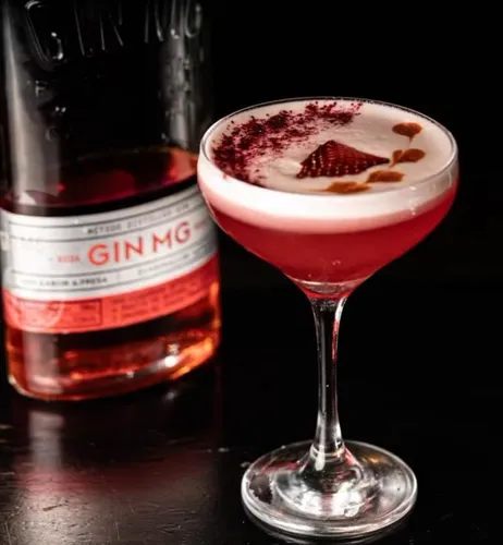Ginebra Mg Rosa London Dry. Envio Gratis Fresa