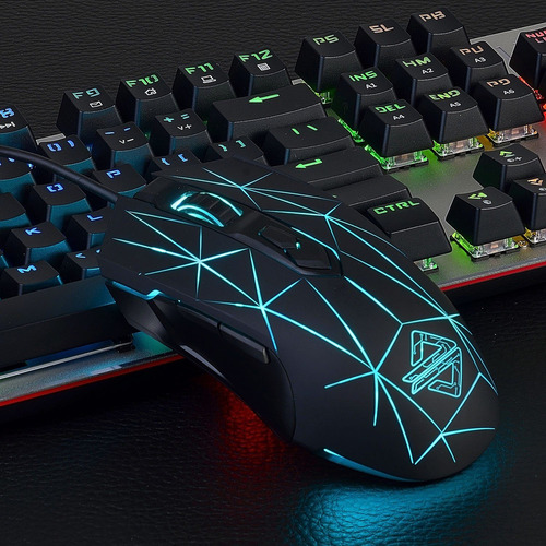 Mouse Gamer : Ajazz Aj52 Watcher Rgb Program. 7 Boton (k3yn)