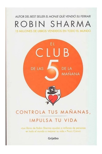 Libro El Club De Las 5 De La Mañana - Robin Sharma