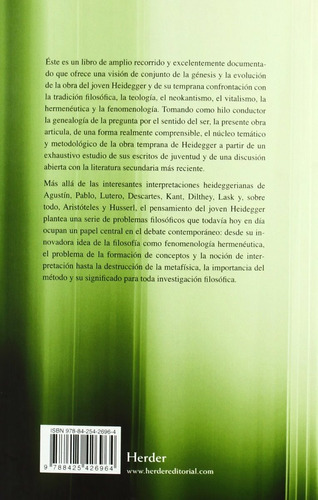 Heidegger Y La Genealogía De La Pregunta Por El Ser Herder