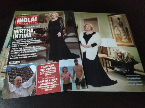 Mirtha Legrand * Tapa Y Nota Revista Hola 142 * 2013