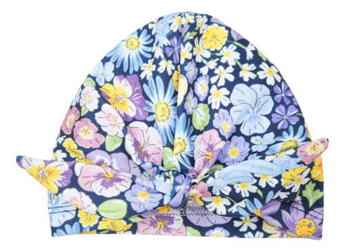 Turbante Mini Anima Gorro Filtro Uv Lycra Verano Spring Blue Turbante - Gorro Uv Spring Blue Talle 3: 12 A 36 Meses
