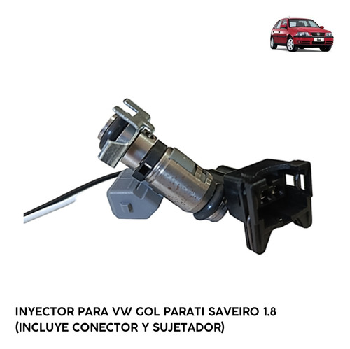 Inyector De Vw Gol Parati  (incluye Sujetador + Conector)