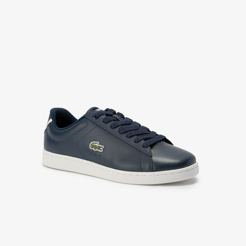 Zapatillas Lacoste Para Hombre Azul Con Detalles Blancos 