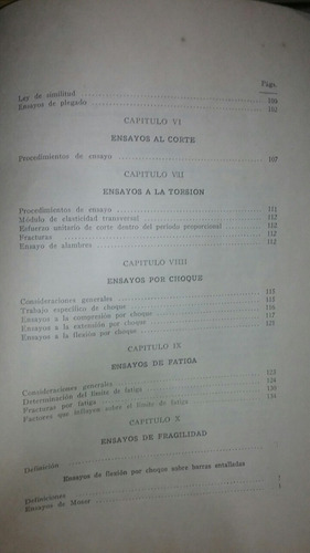 Curso De Ensayo De Materiales . Udelar Montevideo 1948 (Usado)
