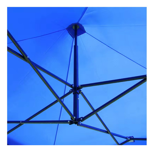 Carpa Toldo 3x3 Metros Impermeable Plegable Exteriores Azul
