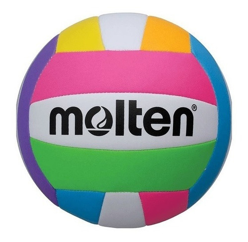 Balón De Vóleibol Playa Ms 500 Neón Nuevo Y Original Molten