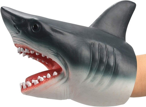 Marioneta De Mano Tiburón, Juguete Educativo Broma Realista