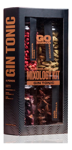 Mixology Kit Botánicos Gin Tonic Go Barman Tragos Bar