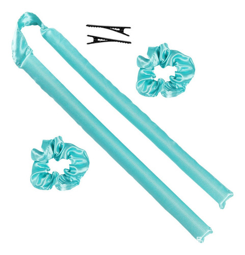 Barra Rizadora Satinada Sin Calor Lazy Curler Diadema Make H Color Violeta