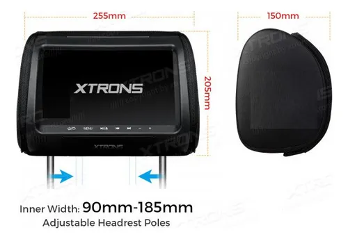 Cabeceras Pantalla 9 Full Hd Touch Dvd Juegos Usb Sd Hdmi