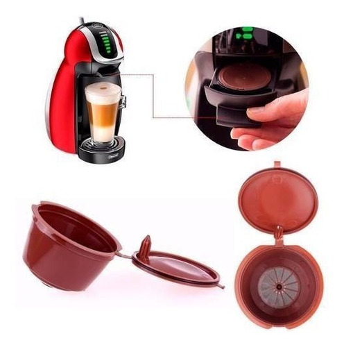 Imagen 1 de 10 de Capsula Reusable Para Cafetera Dolce Gusto H3236