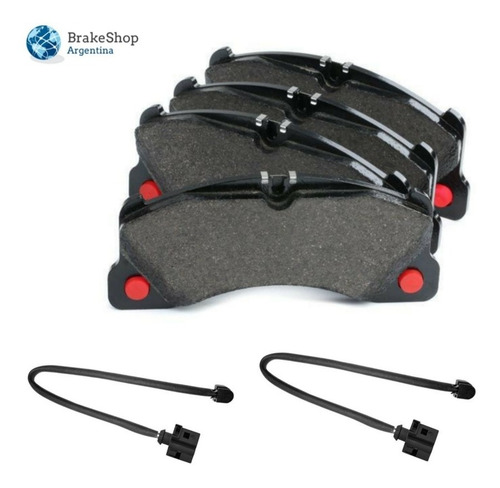 Imagen 1 de 5 de Kit Pastilla + Sensor Lpr Porsche Cayenne V6 Delantera