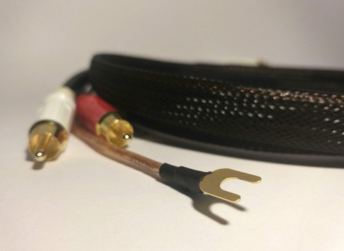 Imagen 9 de 9 de Cable Para Bandeja Giradiscos Premium 2 Metros