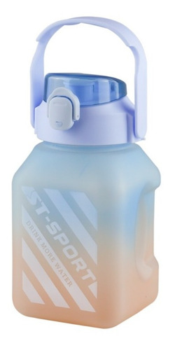 Imagen 7 de 10 de Bote De Agua Motivacional 1300 Ml Vaso Termo Cilindro