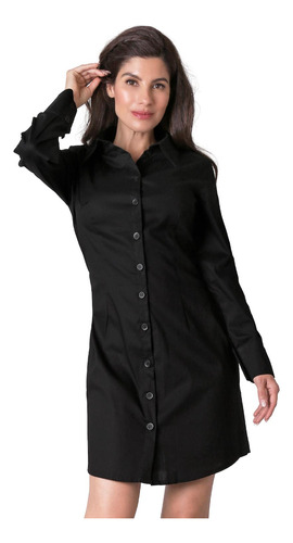 Vestido Casual Mujer Negro Stfashion 64104726