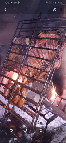 Imagen 9 de 10 de Asador Pinche V 70x50 12kg 95h Varillas Brasas®