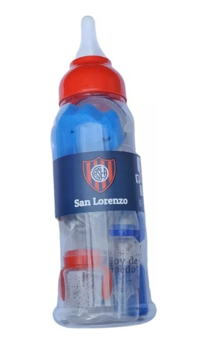 Mamadera Gigante San Lorenzo Con Acc. Bebe Producto Oficial