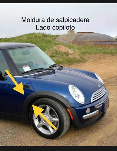 Moldura De Salpicadera Mini Cooper 02-06 Lado Derecho