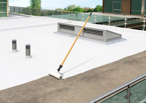 Membrana Líquida Techos Pu Weberdry Weber 20 Kgs Poliuretano Color Verde
