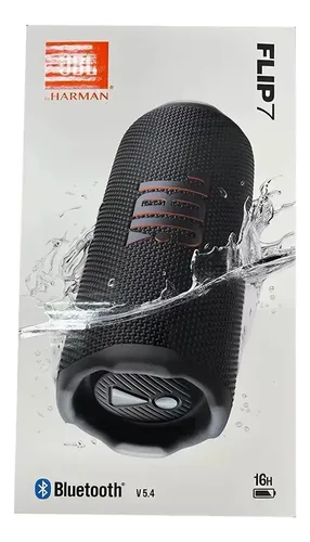 Parlante Bluetooth JBL Flip 7 Negro A Prueba de Agua | Cuotas sin