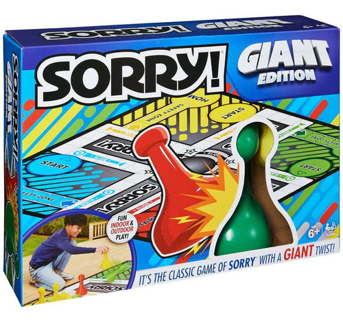 Juego De Mesa Sorry Edicion Gigante Original Juego Clasico 