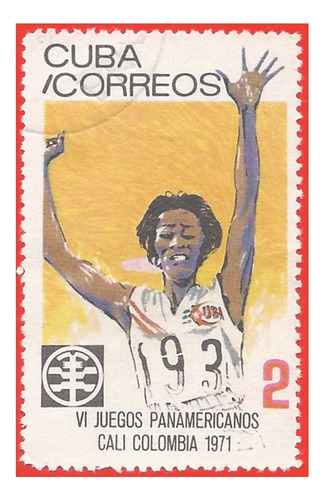 1971. Estampilla Vi Juegos Panamericanos De Cali, Cuba. Slg1