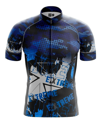 Jersey Ciclismo Maillot Mcorta Mtb Extream Deporte Camuflaje