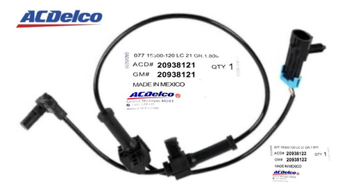 Sensor Abs Trasero Silverado 5.3 2007 2008 2009 2010 2011