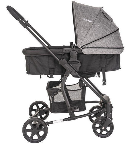 Carrinho De Bebê Travel System Prima Melange Grafite - Kiddo