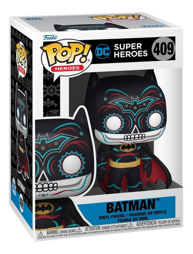 Funko Pop Dc Super Heroes Batman Dia De Muertos 409