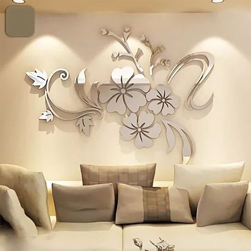 Adhesivo Mural De Cristal Acrílico 3d Para El Sofá Del Salón