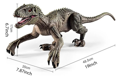 Brinquedo De Dinossauro Com Controle Remoto Jurassic Velocir