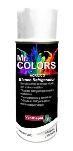 Latas De Pintura En Aerosol, Mxcry-036, Blanco Refrigerador