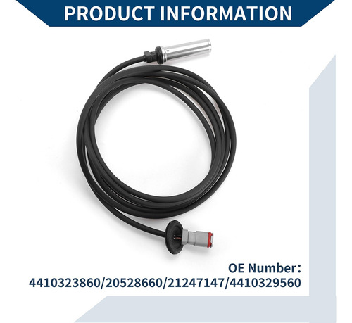 Kyl1 Sensor De Velocidad Ruedas Abs 21247147 4410323860-