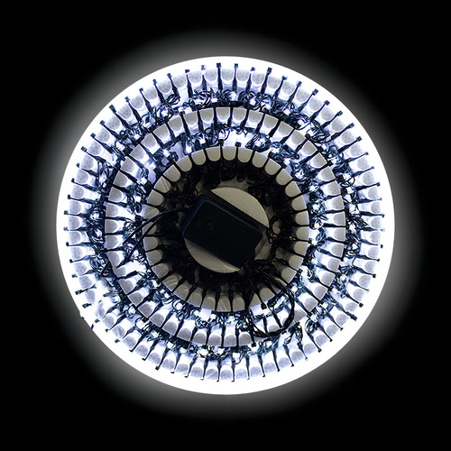 Serie Navideña 140 Led Luz Blanca 8 Funciones 6 Metros