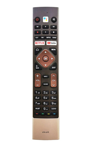 Control Remoto For Televisor Inteligente Haier Lcd Htr-u27e