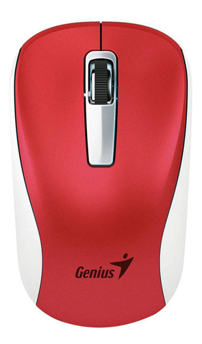 Imagen 1 de 2 de Mouse inalámbrico Genius  NX-7010 rojo