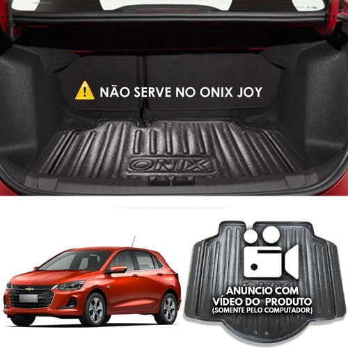 Tapete Bandeja Porta Malas Chevrolet Onix Hatch 2020