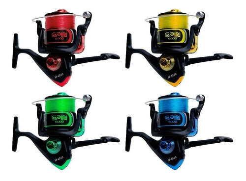 Molinete Pesca Plusfish Spin 6000 Drag 6kg Top -