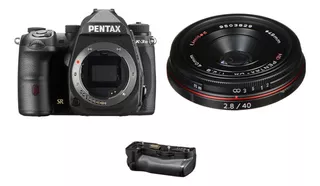 Cámara Dslr Pentax K-3 Mark Iii Con Lente 40mm Kit Grip Bat