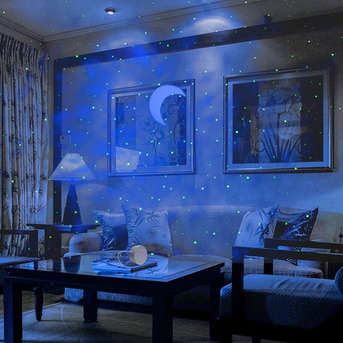 Imagen 5 de 7 de Galaxy Projector Light 3 En 1 Starry Night Sky Con Auro...